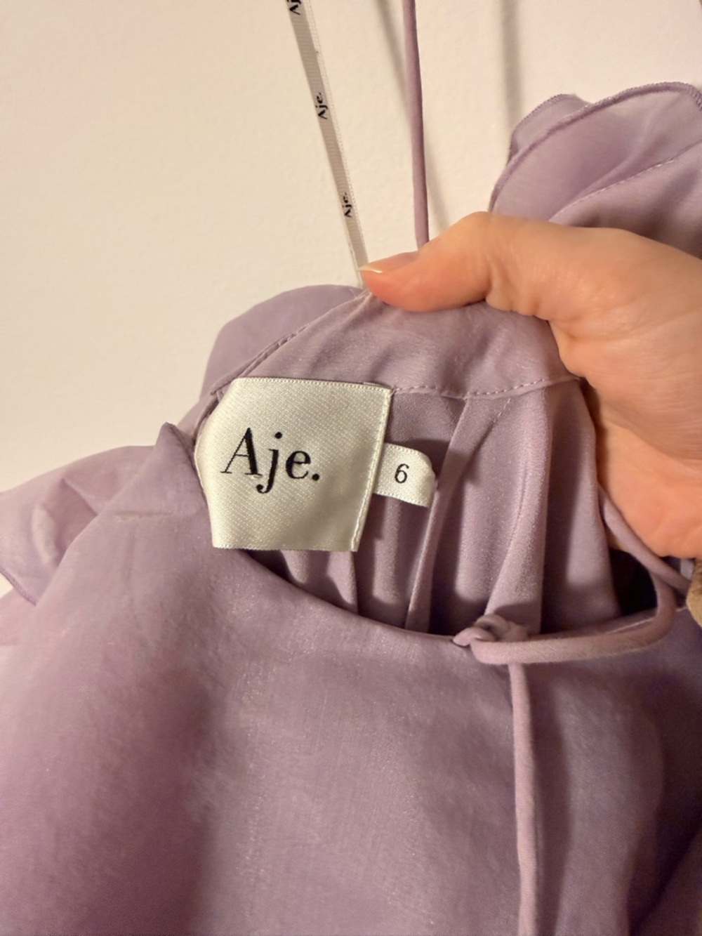 Aje - Pandorea Layered Maxi Dress in purple - Picture 11 of 14